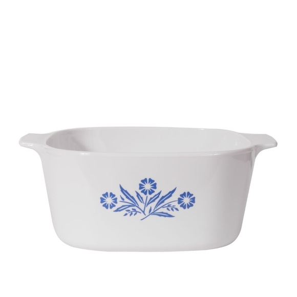 Corningware Other - White Blue Floral Baking Dish, 7 cup corning ware vintage collector cornflower
